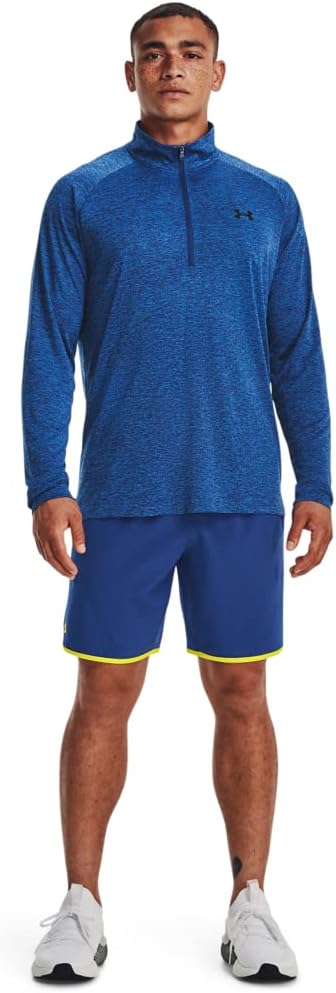 Under Armour Herren Tech 2.0 1/2 Zip Warmup Tops (1er Pack) S Blue Mirage, S Blue Mirage