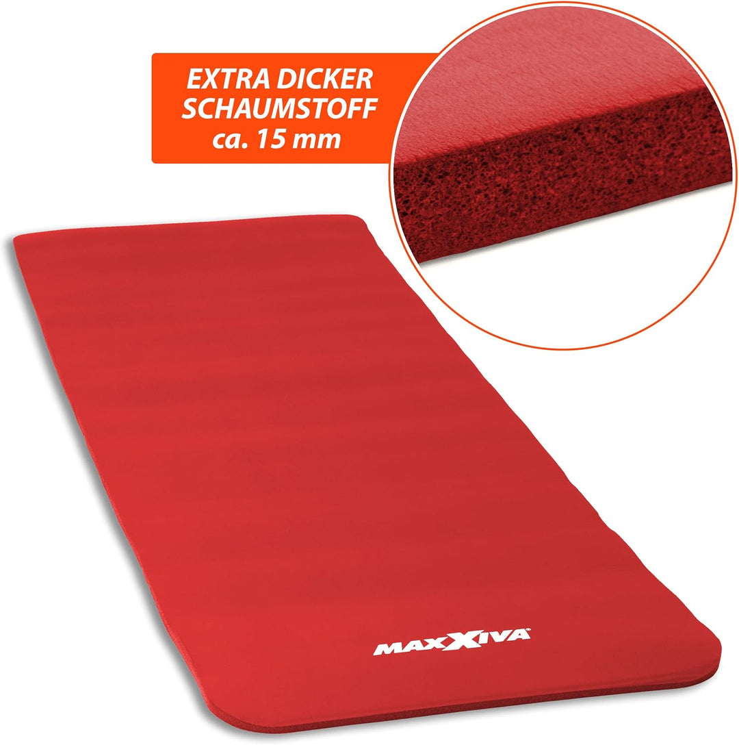 Yogamatte - 190x60x1,5 cm oder 190x100x1,5 cm, mit Tragegurt, Phthalatfrei, Rutschfest, Farbwahl - G