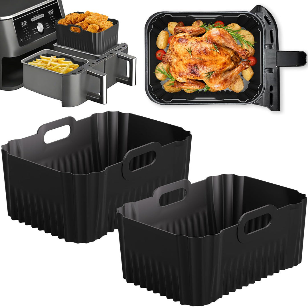Ninja Heissluftfritteuse Silikonform für AF400EU AF451EU 9.5L, Airfryer Zubehör für Ninja Foodi Max