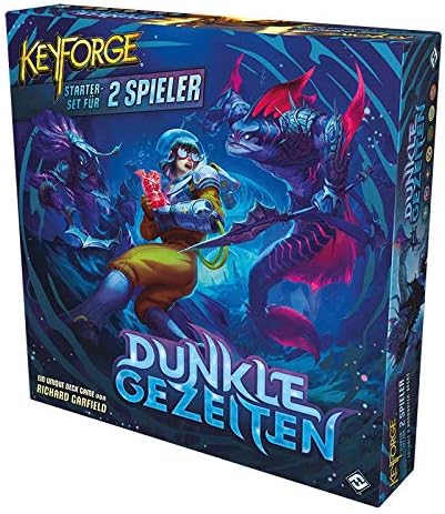 Asmodee Keyforge: Dunkle Gezeiten - Starter-Set, Grundspiel, Kartenspiel, Deckbau, Deutsch, Keyforge