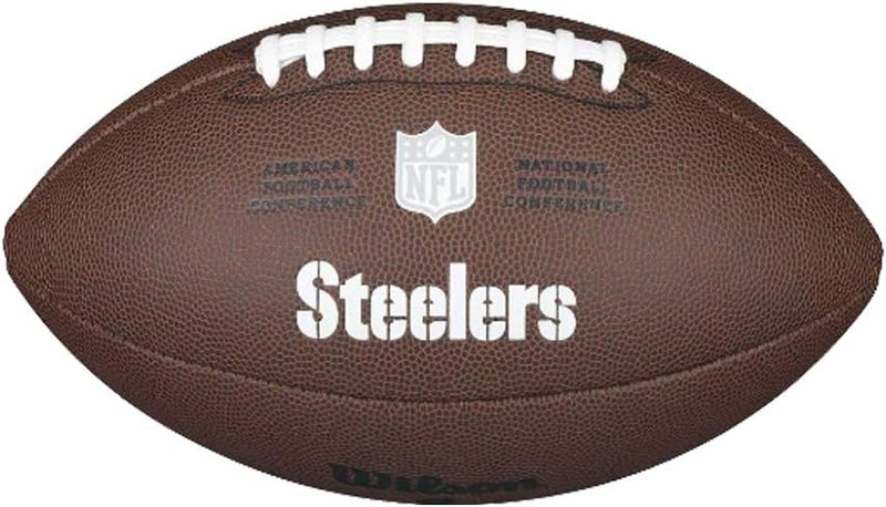 Wilson American Football NFL TEAM LOGO, Offizielle Grösse, Mischleder Einheitsgrösse Pittsburgh Stee