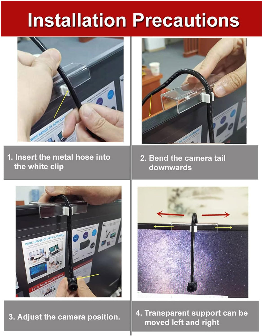 Jiawu Center Cam Mittelbildschirm-Webcam, 1080P-Center-Webcam für Laptop und Desktop, Auge Zur Kamer