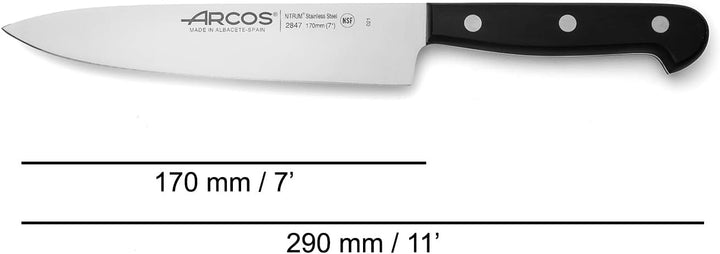 Arcos Chefmesser aus Edelstahl - Professionelles Küchenmesser für Schneiden einer Vielzahl von Leben