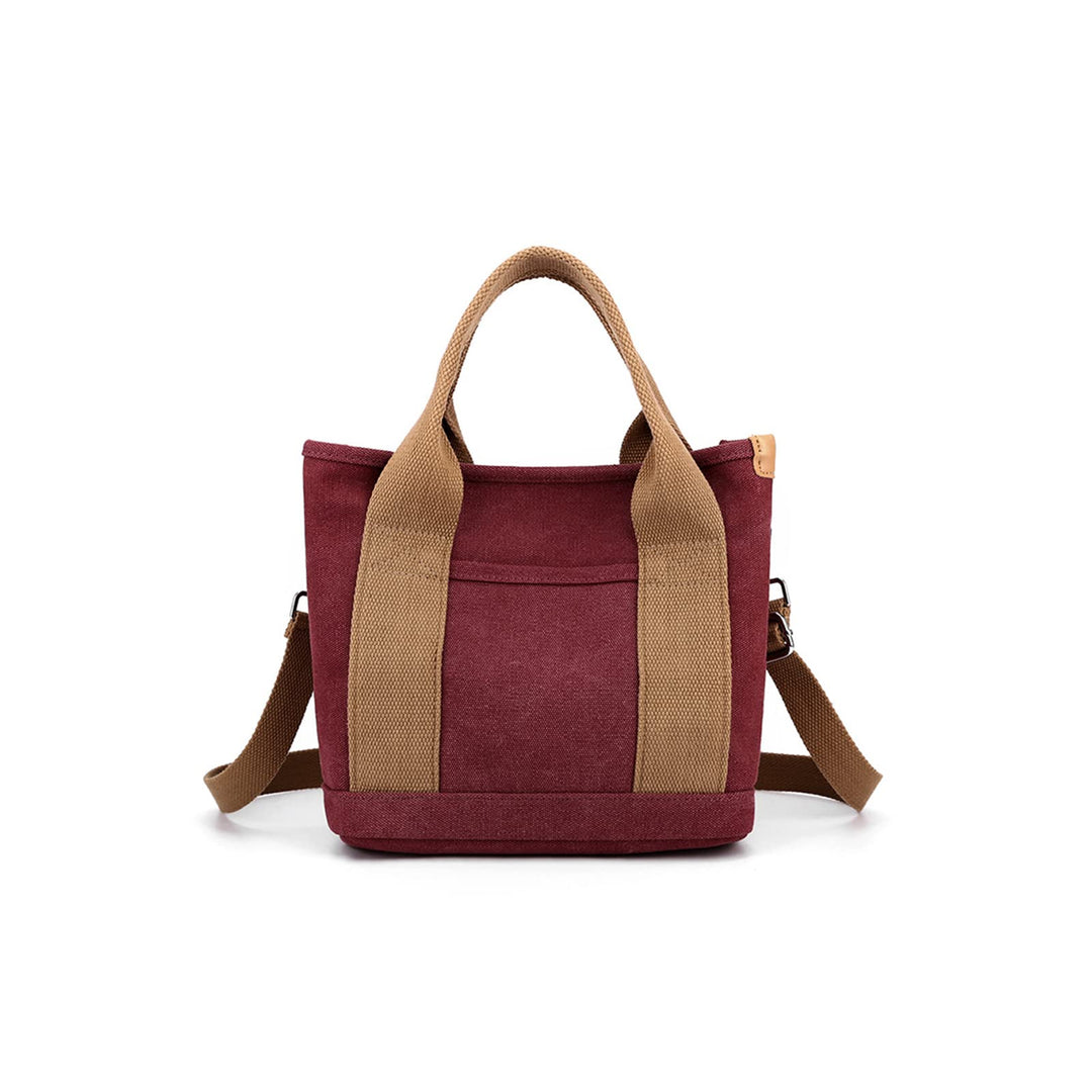 CORIOS Damen Umhängetasche Canvas Handtasche Schultertasche Kleine Kapazität Henkeltaschen Casual Tr
