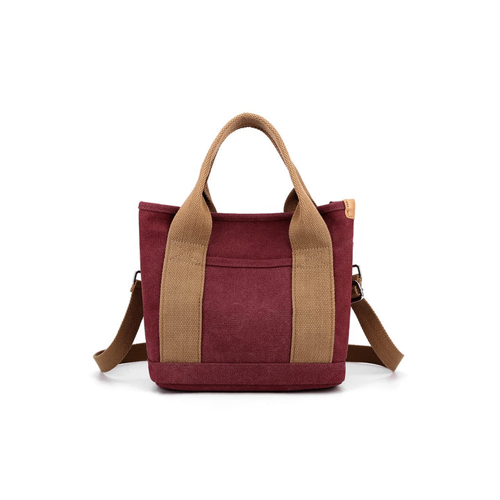 CORIOS Damen Umhängetasche Canvas Handtasche Schultertasche Kleine Kapazität Henkeltaschen Casual Tr