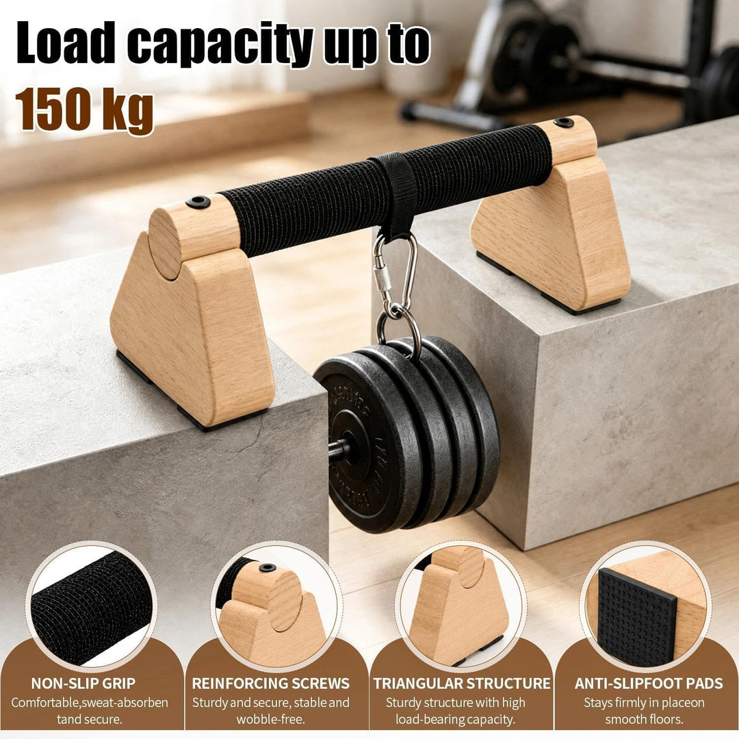 Liegestützgriffe Holz Parallettes Holz Handstand Griffe Mit Gym Handschuhe