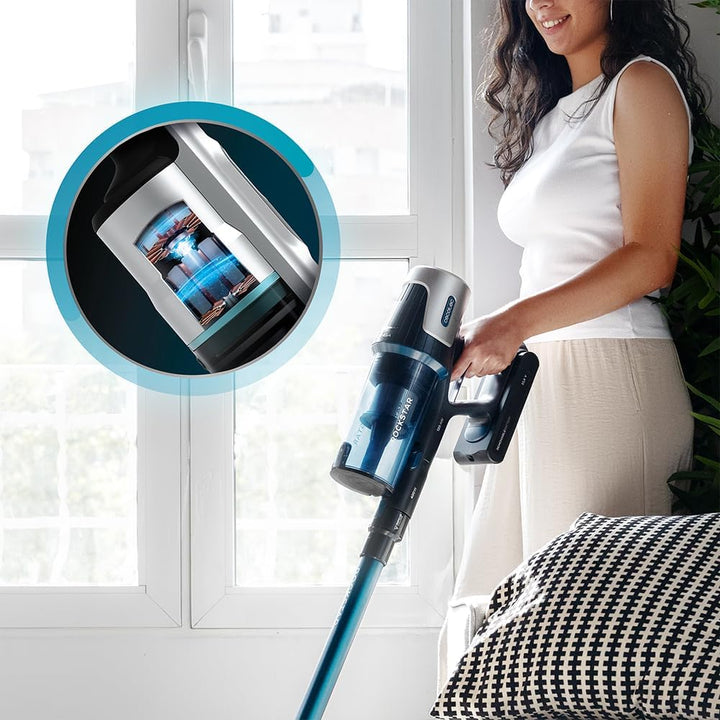 Cecotec Kabelloser Staubsauger BLDC Conga Rockstar RS50. 400W, 120AW Saugleistung, Auto-Modus Reinig