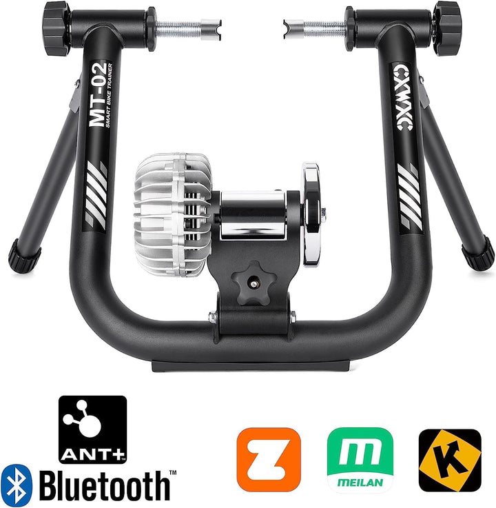 CXWXC Rollentrainer Fahrrad Drahtlos Bluetooth oder ANT Kompatibel mit Zwift app Fluid Fahrrad Rolle