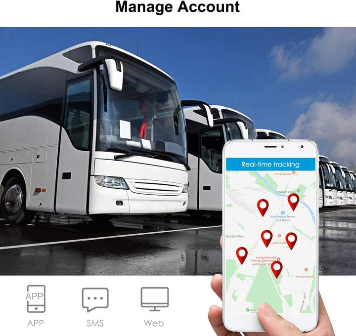 GPS Tracker Echtzeit Tracking Langlebige Batterie Standby 120 Tage Auto GPS Tracker Fahrzeug Tracker