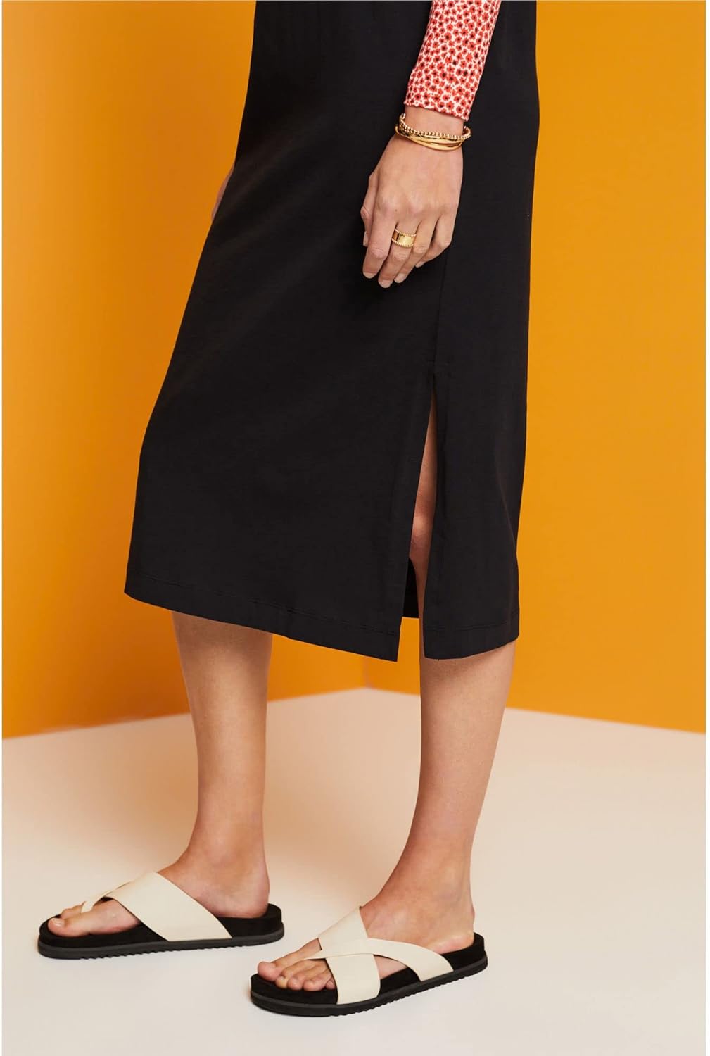 ESPRIT Damen Kleid, 002/Black 2