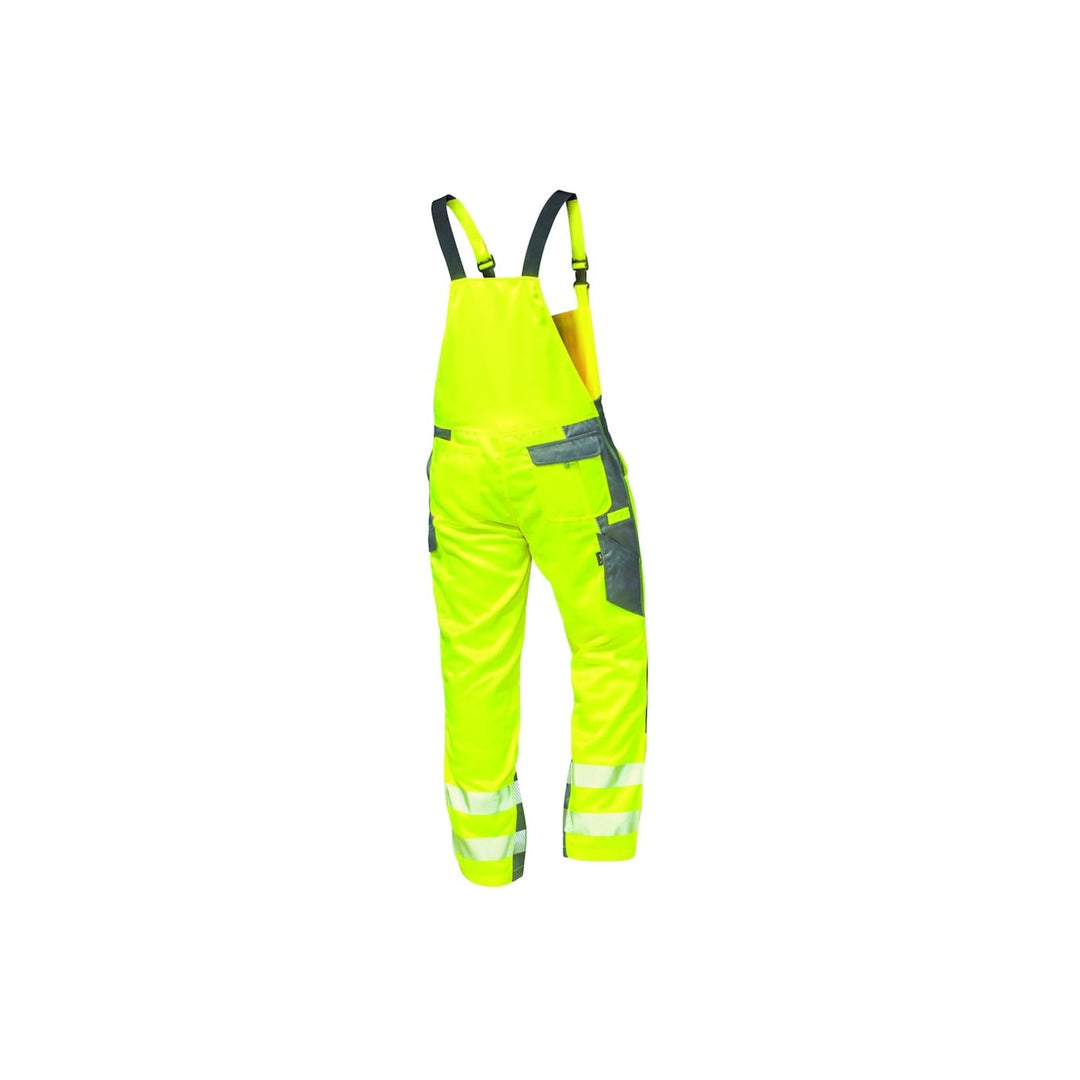 Elysee Warnschutz Latzhose"Colmar" Grösse, 1 Stück, 60, gelb/grau, 22738-60, 60