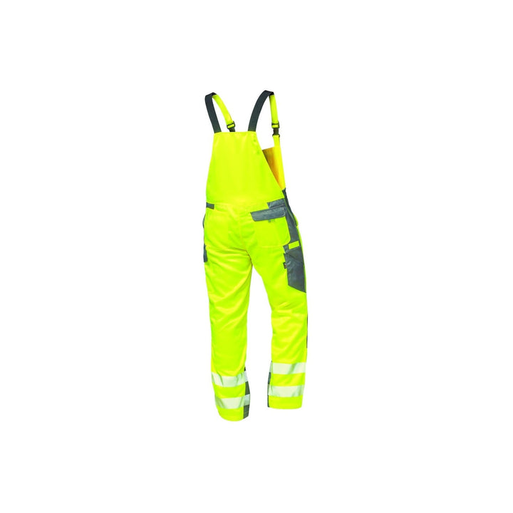 Elysee Warnschutz Latzhose"Colmar" Grösse, 1 Stück, 60, gelb/grau, 22738-60, 60