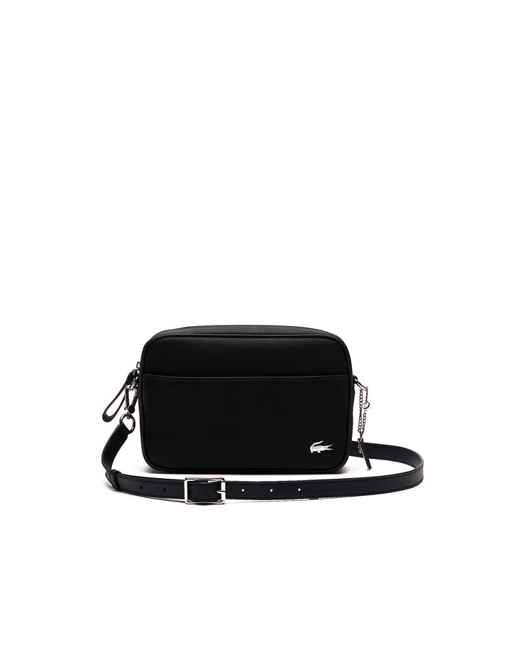 Lacoste Damen Nf4366db Handtasche Schwarz, Schwarz