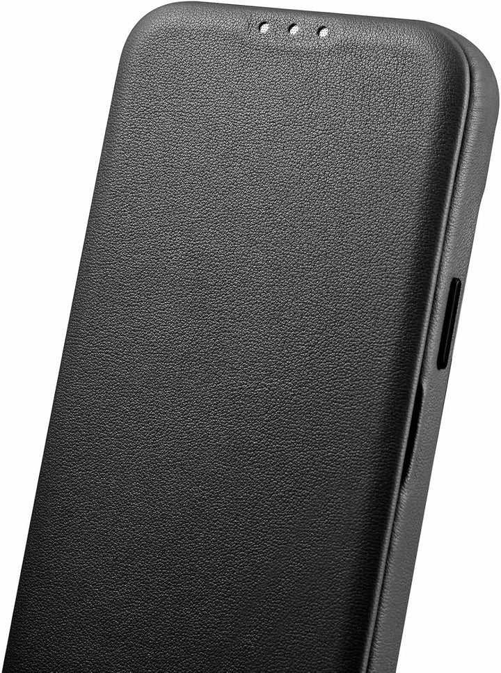 Mobiskin Hülle kompatibel mit Apple iPhone 14 (6,1 Zoll), Handyhülle mit echtem Leder, Case, Schutzh