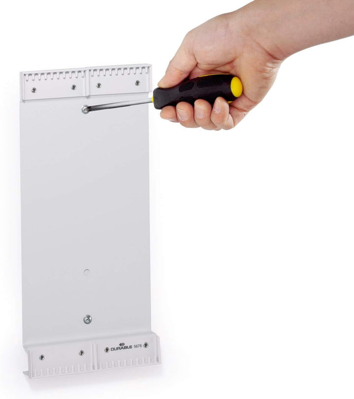 Durable Sichttafelwandhalter Function Wall module 20, für 20 Sichttafeln (nicht enthalten), grau, 56