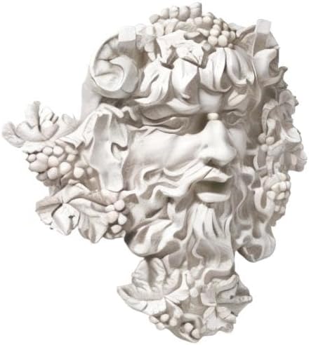 Design Toscano Bacchus, Gott des Weines: Blattmaske, Wandskulptur 1er-Set, 1er-Set