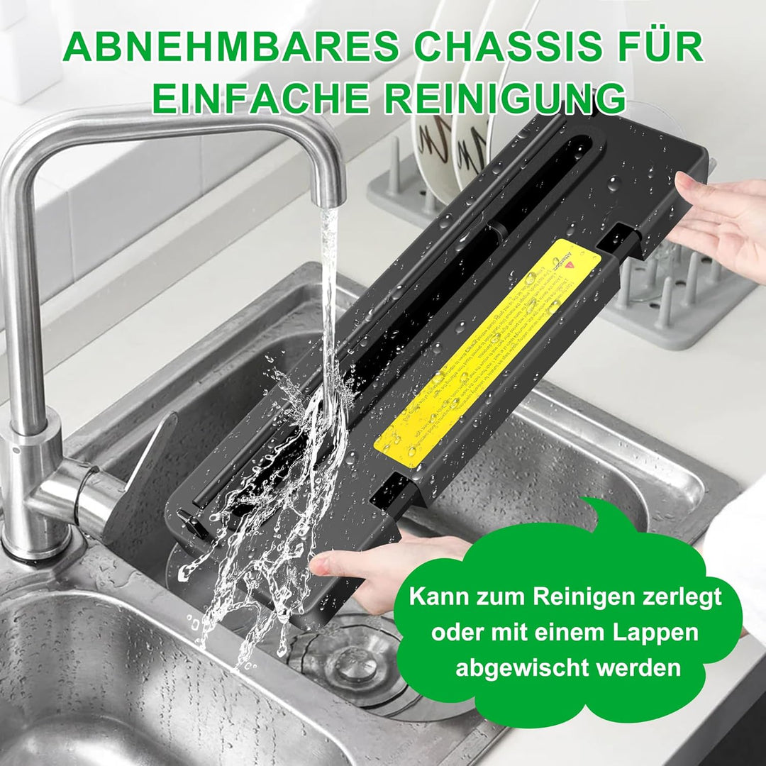 Vakuumiergerät, 7 in 1 Vakuumierer für Lebensmittel mit 50 Vakuumierbeutel, Vakuumiergerät Profi mit