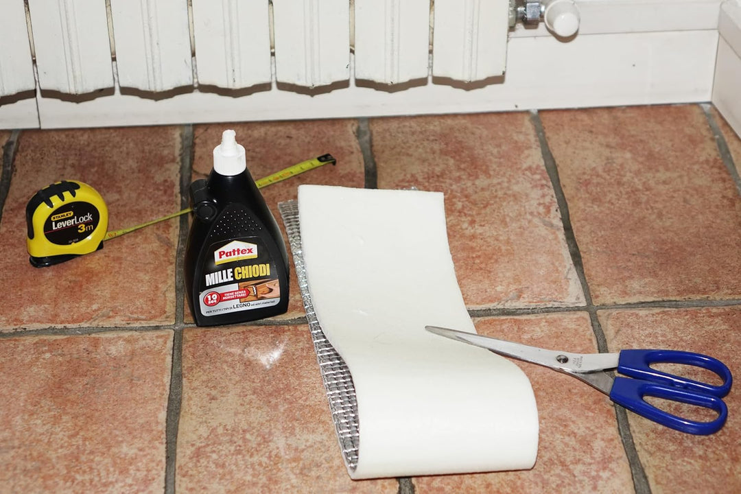 TROCELLEN Kit 4 wärmereflektierende Paneele für Heizkörper [70 x 100 cm, Dicke 3 mm] wärmereflektier