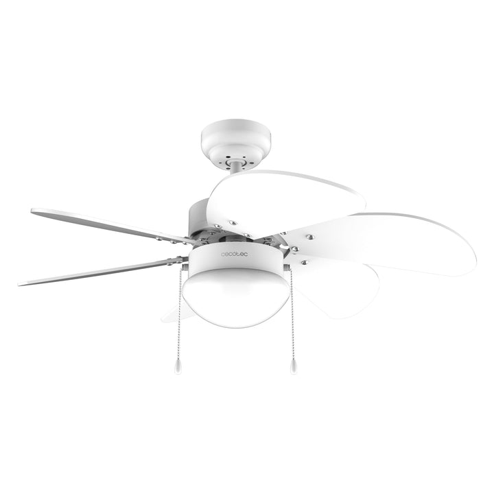 Cecotec - Deckenventilator mit Licht EnergySilence Aero 3600 Vision Full White, 50 W, 91 cm, 3 Gesch