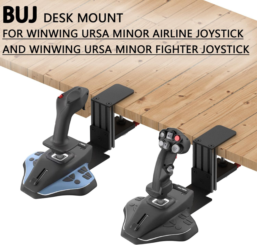 Schreibtischhalterung für SimTask Farmstick, WINWING URSA MINOR Airline Joystick, URSA MINOR Space J