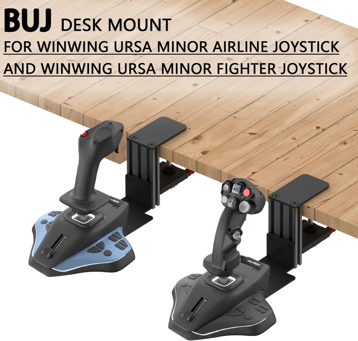 Schreibtischhalterung für SimTask Farmstick, WINWING URSA MINOR Airline Joystick, URSA MINOR Space J