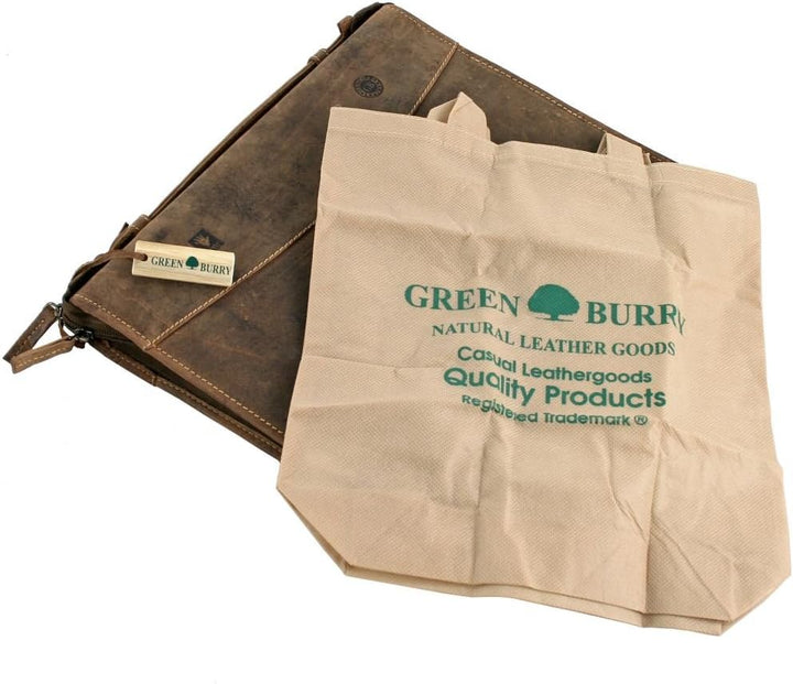 Greenburry Vintage Ringmappe Leder 34 cm