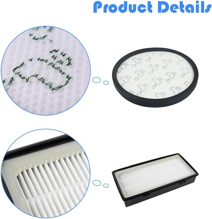2 Sätze RO6921EA Filter, Ersatzfilter für Rowenta X-Trem Power Cyclonic/Silence Force Cyclonic Staub