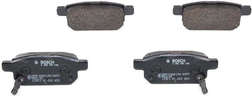 Bosch BP1763 Bremsbeläge - Hinterachse - ECE-R90 Zertifizierung - vier Bremsbeläge pro Set