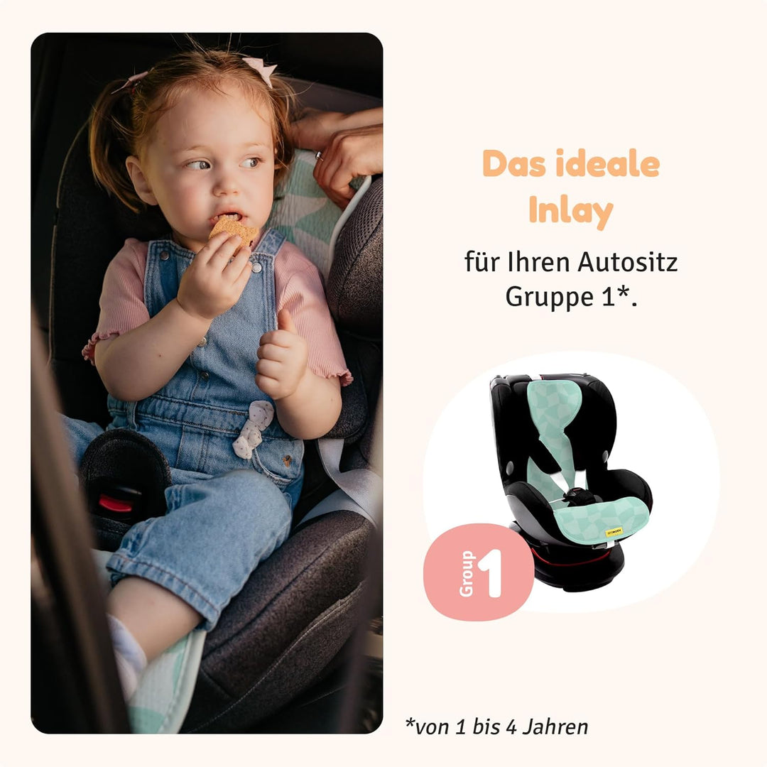 Aeromoov - Baby Sitzauflage Air Layer - Einlage Für Autositz oder Kinderwagen - Gruppe 1 - Antischwi