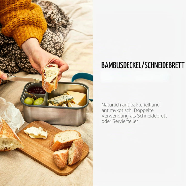 Edelstahl Sandwich 1250 ml Olive, 1250 ml Olive