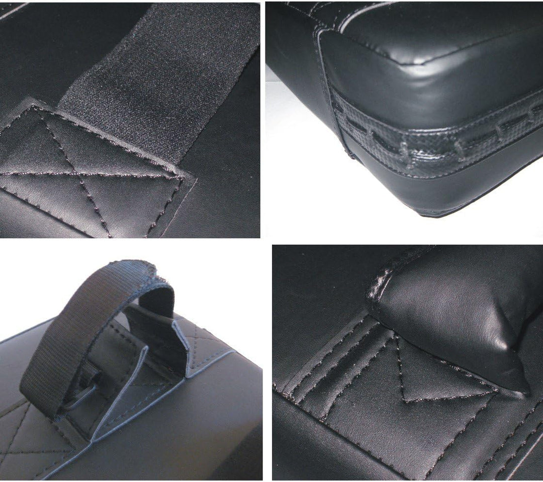 BAY Black Corner Arm-Schlagpolster für Kampfsport, Leder PU, Schwarz, 41 x 20,5 cm