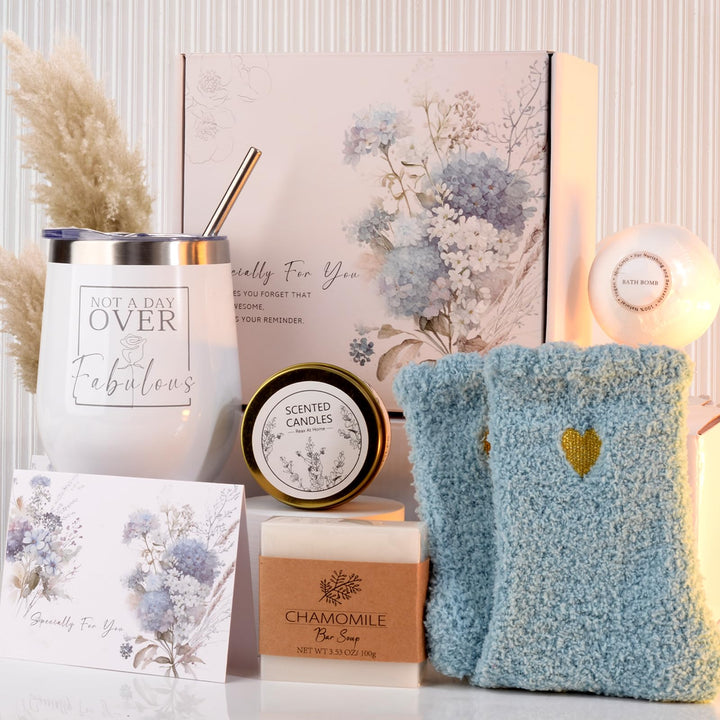 Verwöhn-Geschenke für Frauen Geburtstag, Entspannung, Spa-Geschenk-Set, Selbstpflege-Paket, Gute Bes