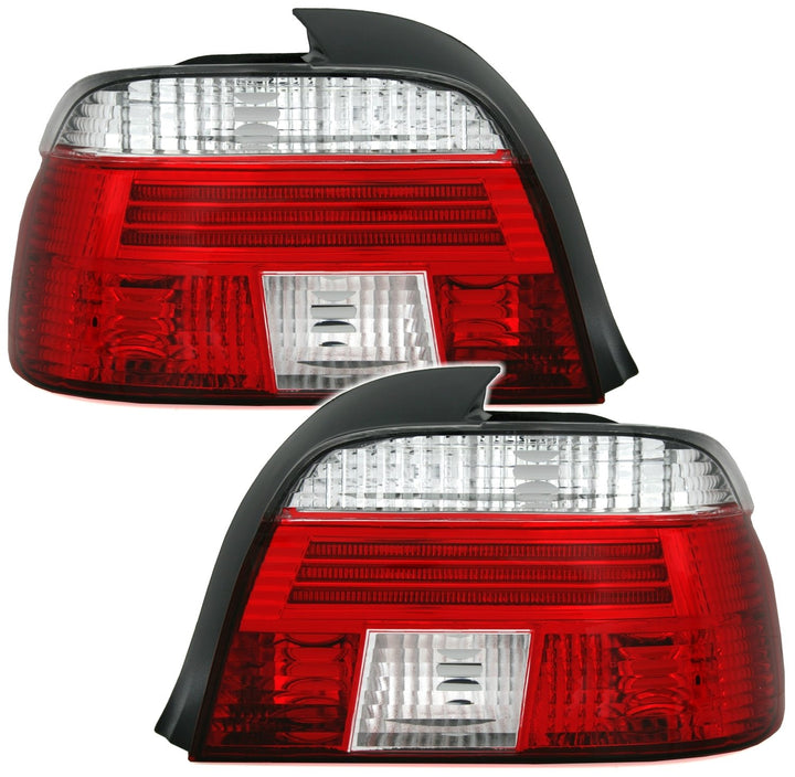 AD Tuning 960072 Rückleuchten Set (2-teilig), Klarglas Rot Weiss, Facelift Optik
