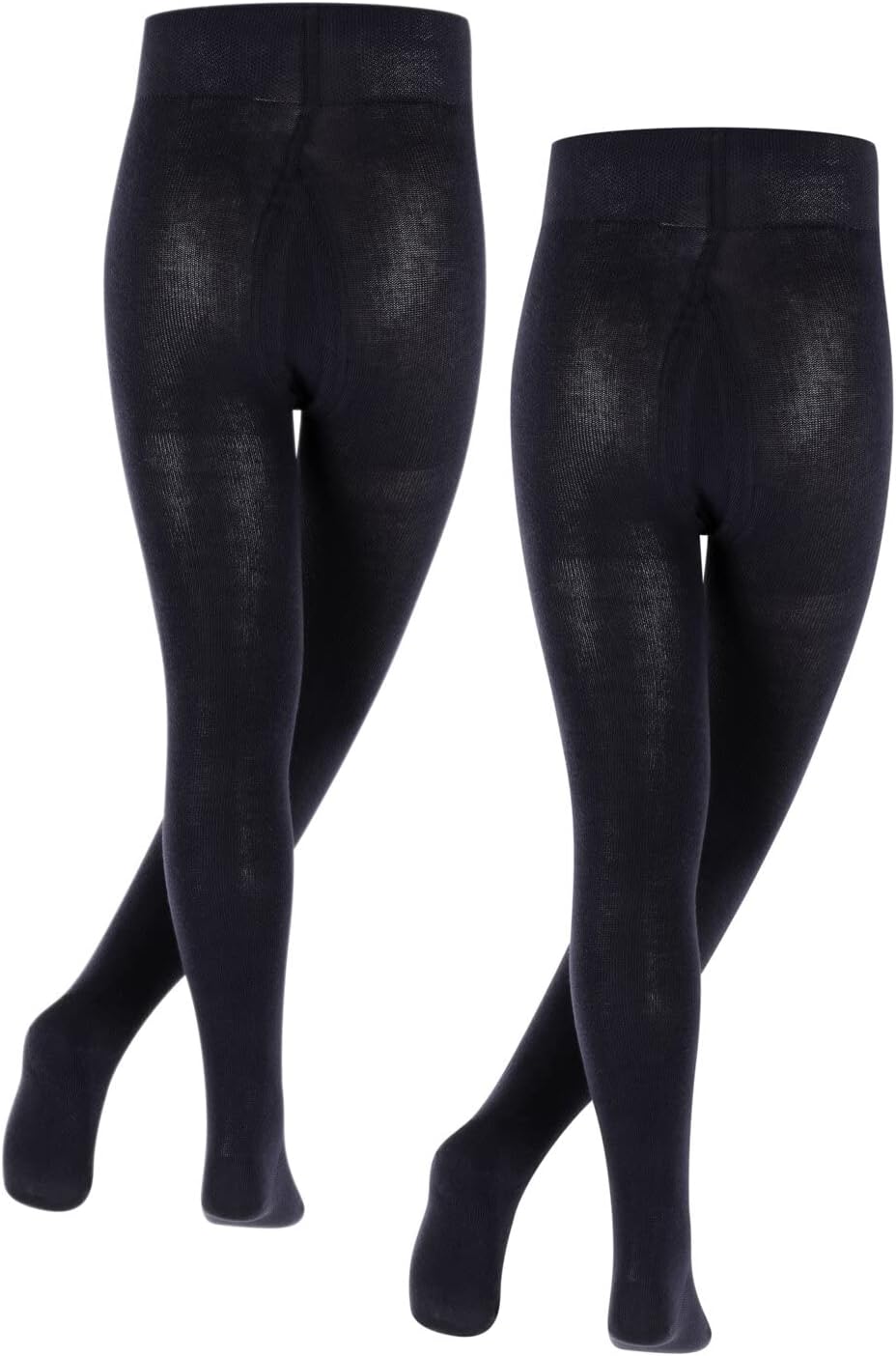 FALKE Unisex Kinder Family 2-Pack Strumpfhose atmungsaktive nachhaltige biologische Baumwolle blickd
