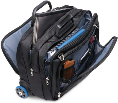 Kensington Contour Laptoptrolley - Ergonomische Rolltasche für 17 Zoll Geräte, Mit SnugFit-Schutzsys