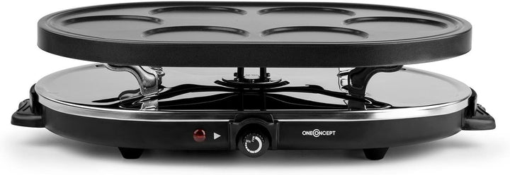 oneConcept Woklette - Raclette Grill, Tischgrill, Partygrill, Leistung: 1200 Watt, stufenlos regulie