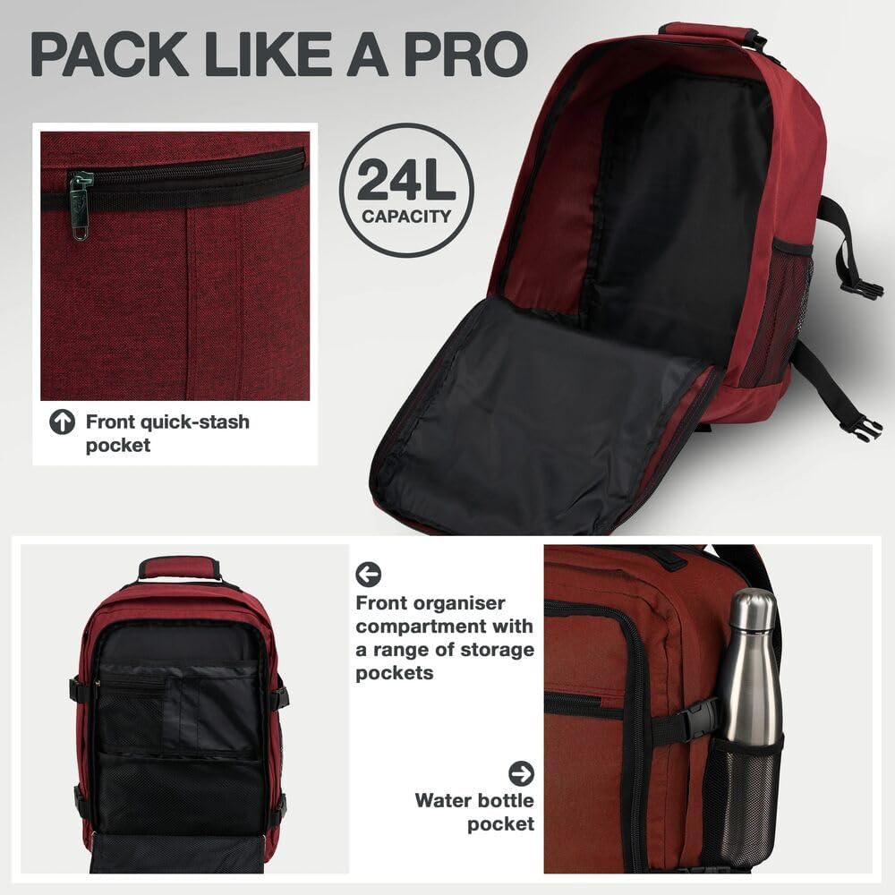 Cabin Max Metz - 40x30x20 Rucksack Handgepäck und Reiserucksack für Flugzeug, Reisetasche Handgepäck