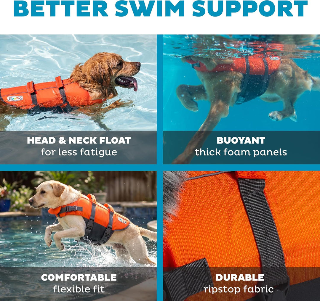 Kyjen 22021 Outward Hound Ripstop Quick Release Easy Fit Rettungsweste für Hunde, verstellbar, Gröss