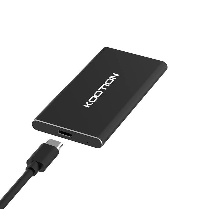 KOOTION Externe Festplatte SSD 500GB, Externe Portable SSD Hard Drive USB 3.1 Typ-C Schnell Solid St