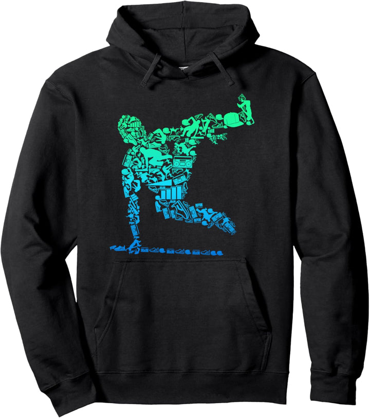 Parkour Parcouring Extremsportler Parcour Kinder & Jungen Pullover Hoodie