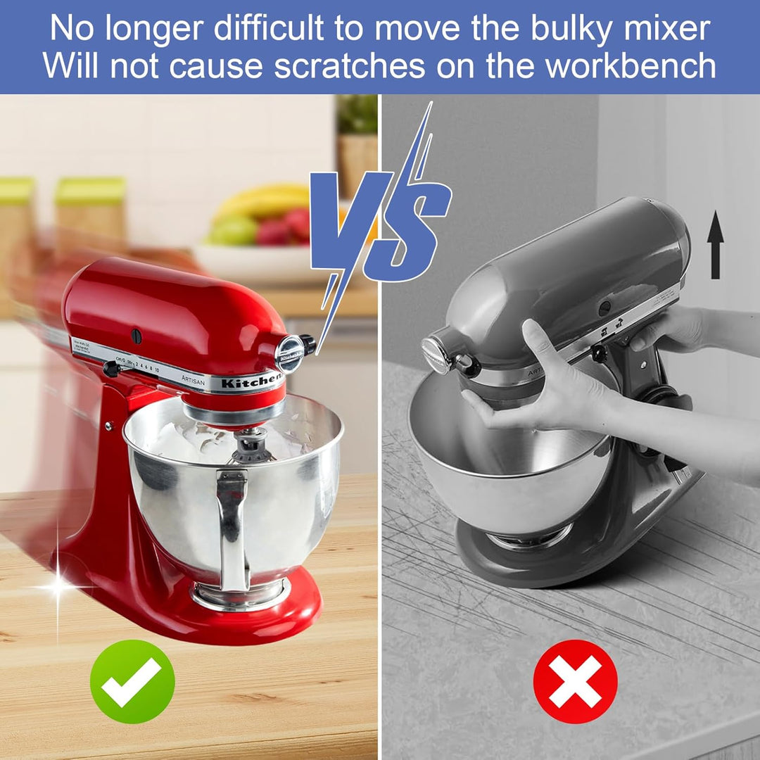 Gleitbrett Kompatibel mit KitchenAid 4.5-5 Qt (4,3L - 4,8L) Küchenmaschine, Acryl Gleitmatte für Küc