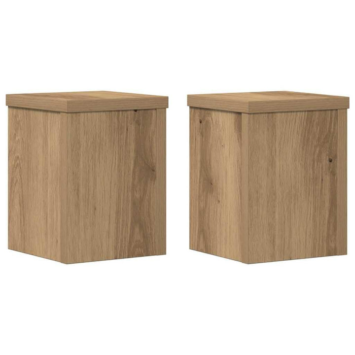 vidaXL Pflanzenständer 2 STK., Blumenständer Hohle Konstruktion, Dekosäule Podest für Pflanzen Dekoa