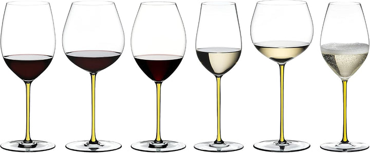 Riedel Fatto A Mano Old World Weinglas im Eichenfass gereifter Chardonnay (Oaked Chardonnay) gelb, i