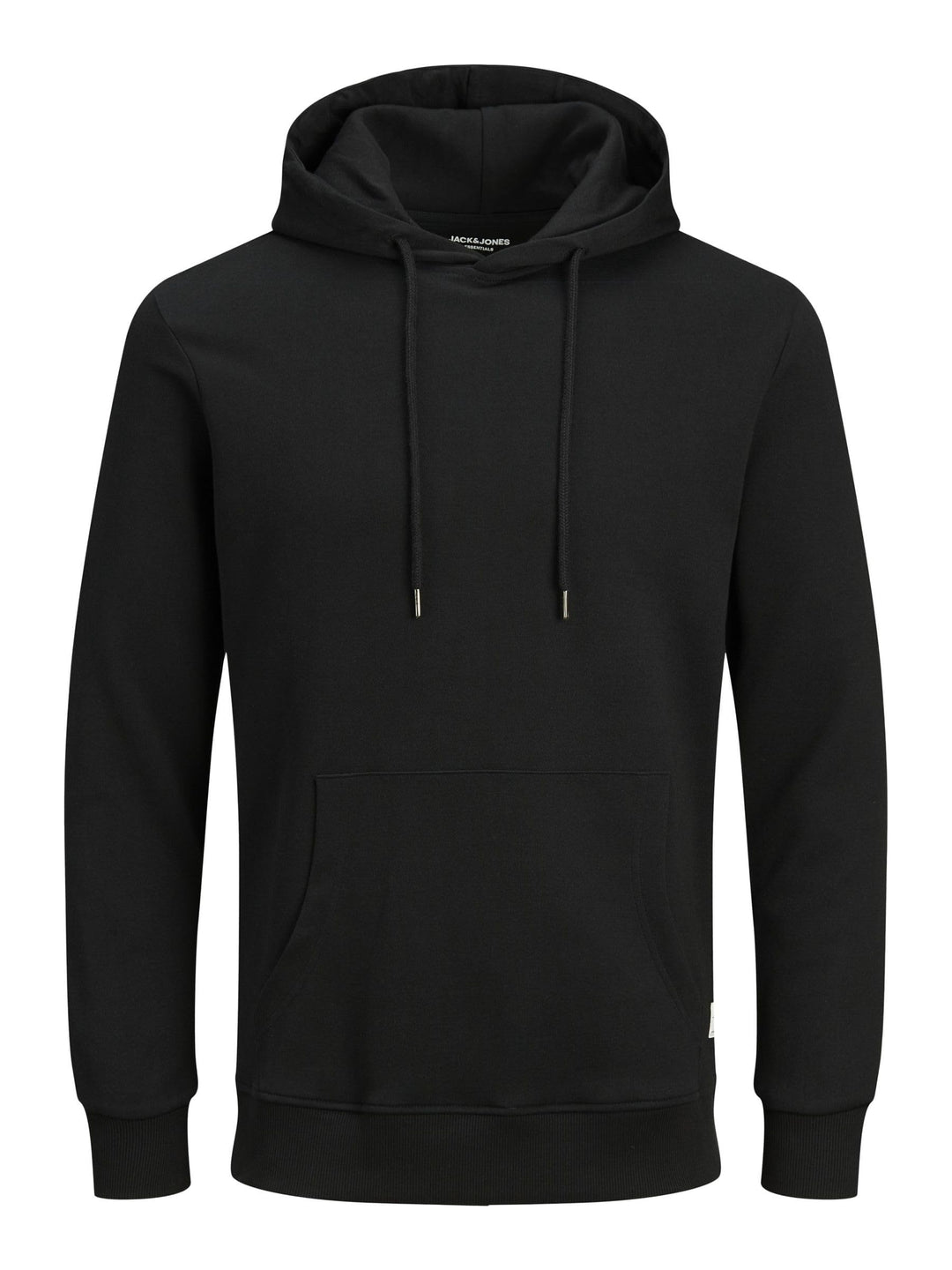 JACK & JONES Male Kapuzenpullover Plus Size Einfarbig Kapuzenpullover XXL Grosse Grössen Schwarz, XX