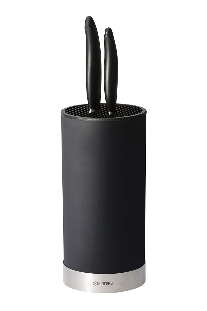 Kyocera Runder, 6-8 Messer, inklusive einem Santoku und einem Schälmesser Messerblock, Kunststoff, K