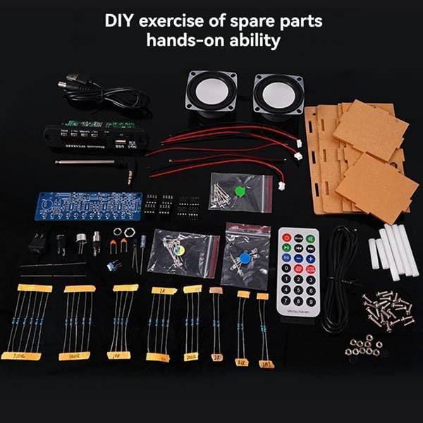 FM Radio Kits, Lötprojekte DIY Elektronik Kits Digitalradio mit LCD Display, FM Radio Bluetooth Laut