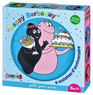 Barbapapa BA965F Geschenkbox-6 Teller Sortiment Happy Barbaday