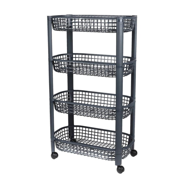 Urban Living Liberty Servierwagen, 4 Ebenen, 46,5 x 26 x 78,8 cm, Midnight Blue Dunkelblau (BxTxH) 4