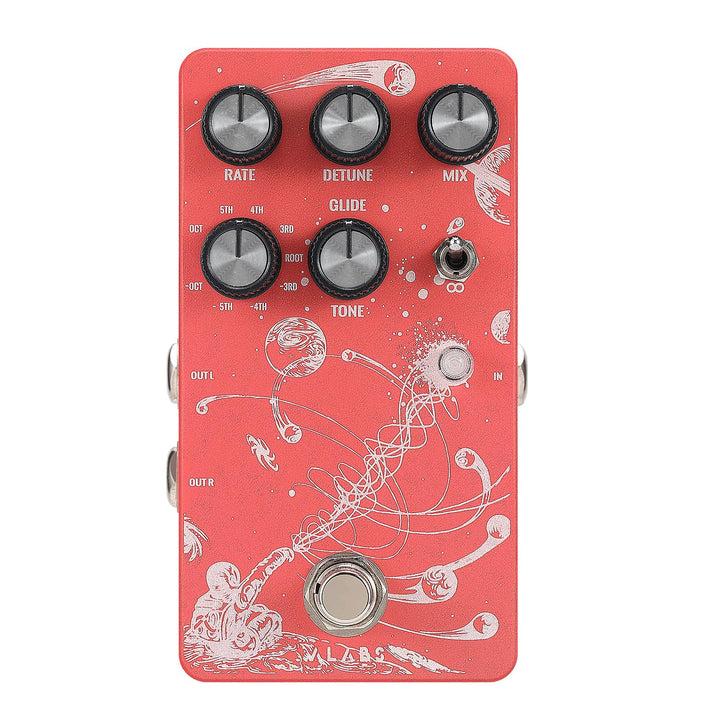 ALABS ORBITAL Pitch Shifter Pedals Für E Guitar,Octave Gitarren Pedal mit 9 Shift Types Effektgerät