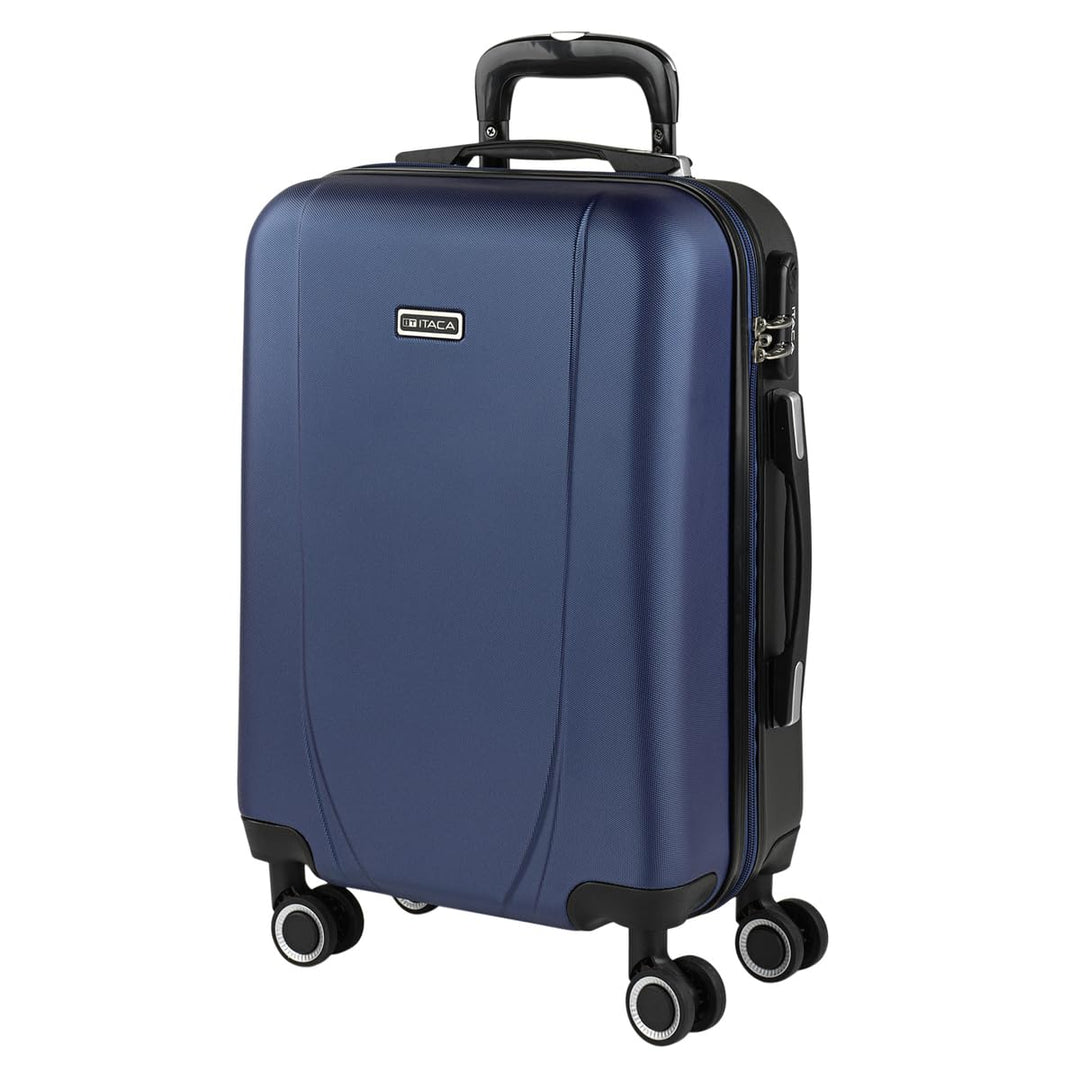 ITACA - Trolley Handgepäck Cabin Trolley Koffer Reisekoffer Hartschalenkoffer mit Zahlenschloss - Ka